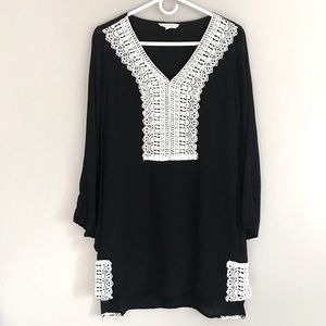 Black & Lace Dress/ Cover Up